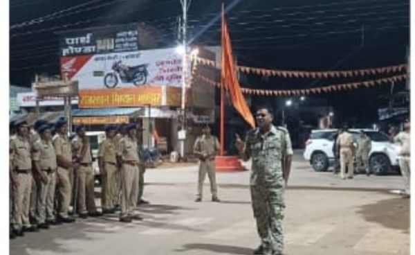 शहर में शांति व्यवस्था बनाए रखने कॉम्बिग गश्त शुरू