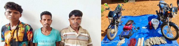 2 नाबालिग समेत 5 नक्सली गिरफ्तार