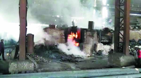नवदुर्गा फ्यूल्स के फर्नेस में ब्लास्ट, अलार्म बजने से बाल-बाल बचे मजदूर