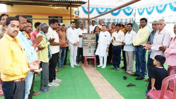 संसदीय सचिव ने किया पानी टंकी निर्माण के लिए भूमिपूजन