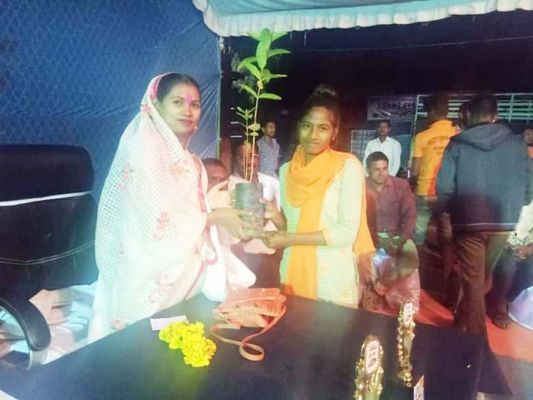 पौधरोपण में सभी की सहभागिता जरूरी - गीता