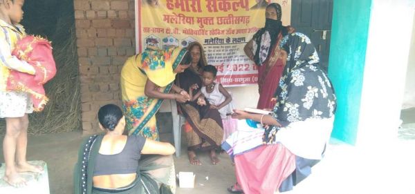 मलेरिया मुक्त छत्तीसगढ़ अभियान, 10 हजार मरीजों की जांच व उपचार