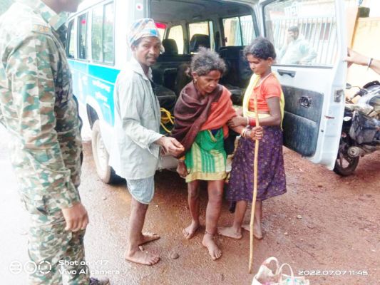 बुजुर्ग महिला को सांप ने काटा, डायल 112 ने पहुंचाया अस्पताल