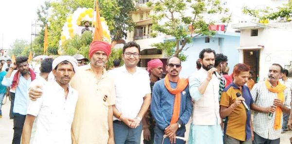 माता शीतला मंदिर में माता पहुंचनी कार्यक्रम