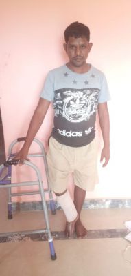 जगरनाथ के पैरों का हुआ इलाज, सीएम का जताया आभार