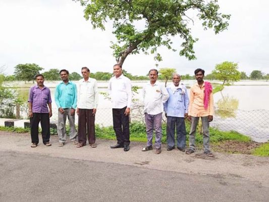 मधुसूदन ने आरला-मोखला के किसानों की फसलों का किया निरीक्षण