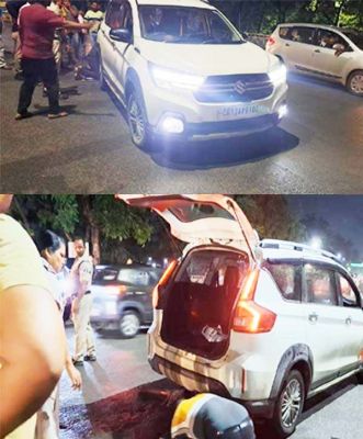कार ने राहगीर को मारी ठोकर, मौत