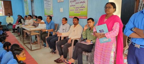 दहिकोंगा स्कूल में छात्र परिषद का गठन