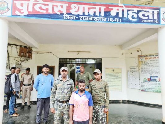 10 मवेशियों के साथ तस्कर पकड़ाया