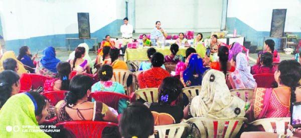 बिहान की महिलाओं का विधायक साहू ने किया सम्मान