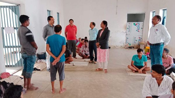 रामानुजगंज जेल का औचक निरीक्षण