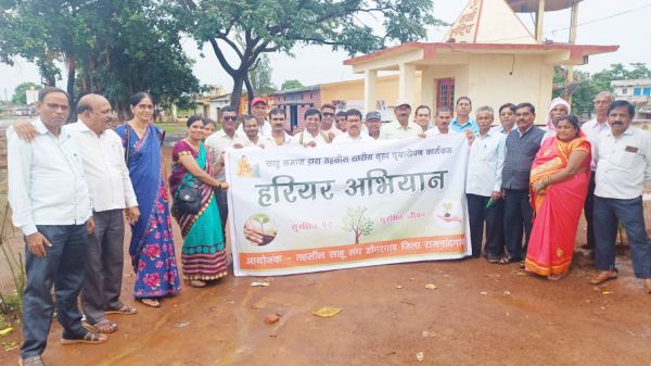 साहू समाज ने चलाया हरियर अभियान
