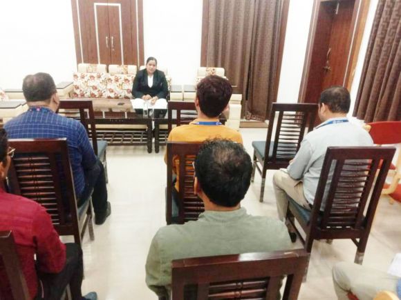 नेशनल लोक अदालत को ले बैठक आयोजित