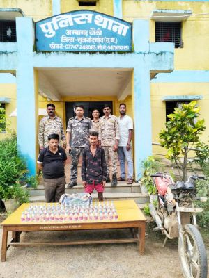 शराब कोचिया से 80 पौवा बरामद