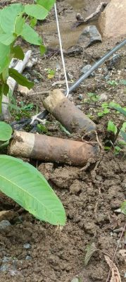 नक्सलियों ने वी-शेप में लगाये विस्फोटक, जवानों ने किया निष्क्रिय