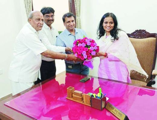 चेम्बर पदाधिकारियों ने की कलेक्टर से सौजन्य मुलाकात