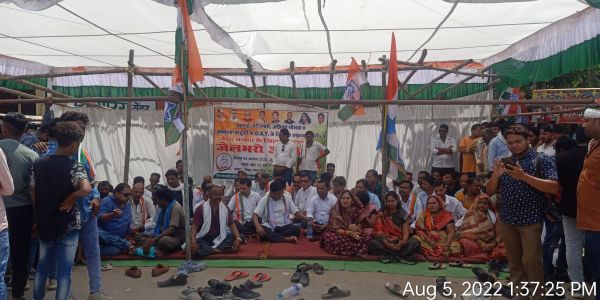  महंगाई -जीएसटी के खिलाफ कांग्रेस का हल्लाबोल 