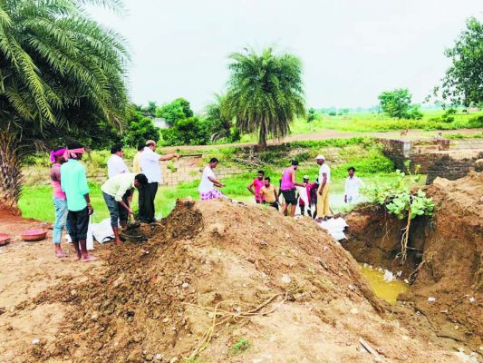 नहर के कटाव पर मिट्टी डाली, सिंचाई के लिए छोड़ा पानी, 5 हजार एकड़ फसल मरने से बचेंगी