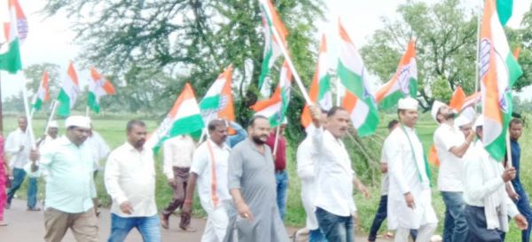 कुरुद के कांग्रेसी निकले भारत जोड़ो अभियान में