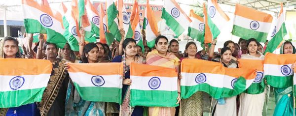 महिला मोर्चा ने लिया हर घर तिरंगा पहुँचाने का संकल्प