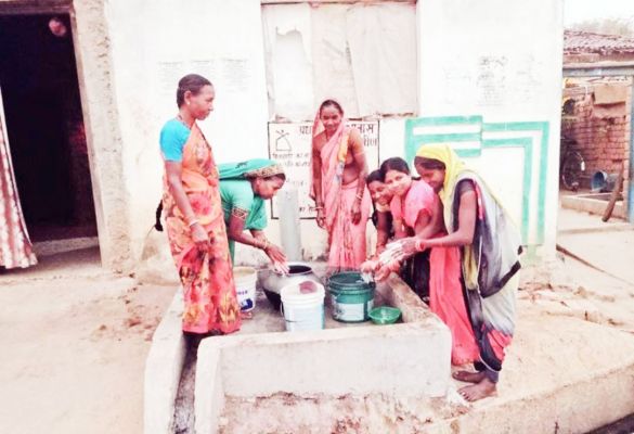 चमेदा में विशेष ग्रामसभा कर मनाया उत्सव, जिले का पहला शत-प्रतिशत नल-जल वाला गांव बना