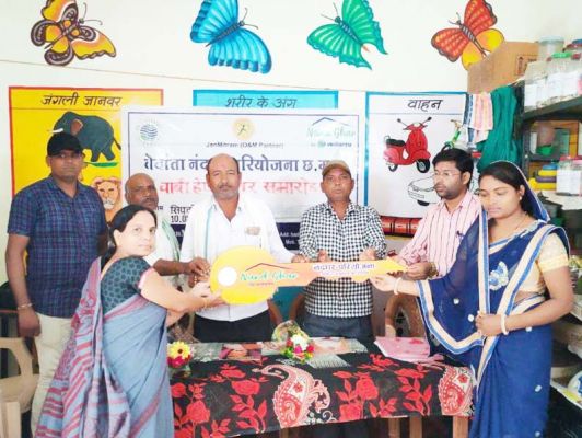 नंद घरों में चाबी हैंडओवर सेरेमनी का आयोजन