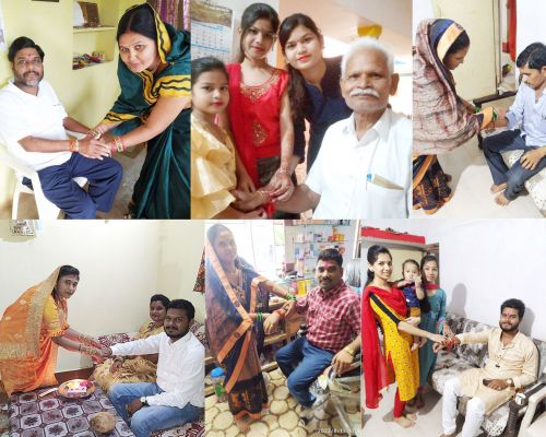 अंचल में रक्षाबंधन उत्साह और धूमधाम से मनाया गया