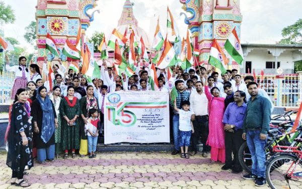 आरपीएस स्कूल के छात्र-छात्राओं ने निकाली साइकिल रैली