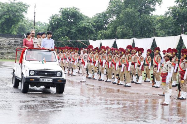 स्वतंत्रता दिवस समारोह का अंतिम रिहर्सल