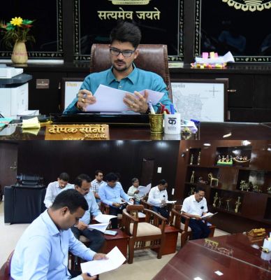 जिला जल एवं स्वच्छता मिशन की बैठक