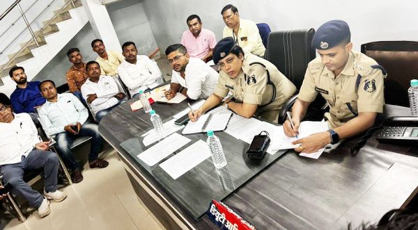गोविंदा महोत्सव के लिए शांति समिति की बैठक