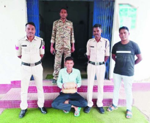 गांजा बेचने की फिराक में  घूम रहा आरोपी पकड़ाया