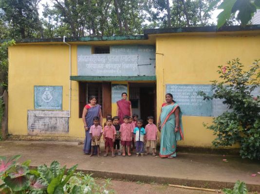 जनपद उपाध्यक्ष ने आंगनबाड़ी केंद्र का किया निरीक्षण