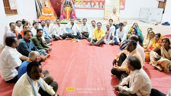साहू समाज की बैठक में सामाजिक मुद्दों पर चर्चा