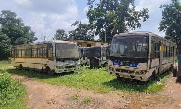 कंडम हुई कोण्डागांव की सिटी बसें