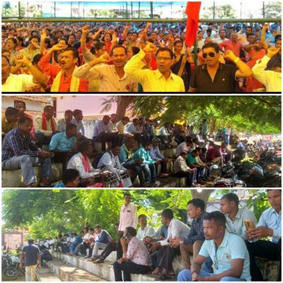 छत्तीसगढ़ कर्मचारी अधिकारी फेडरेशन का अनिश्चितकालीन 11वें दिन भी जारी रहा हड़ताल