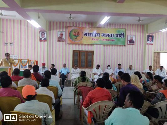 भाजपा जिला कार्यसमिति की बैठक