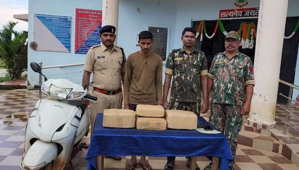 गांजा तस्करी, ओडिशा का युवक गिरफ्तार