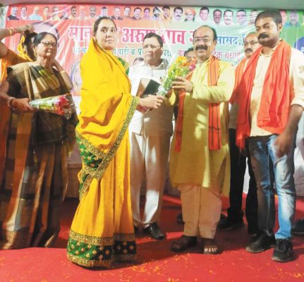 भाजपा प्रदेशाध्यक्ष का कोटा मंडल में भव्य स्वागत