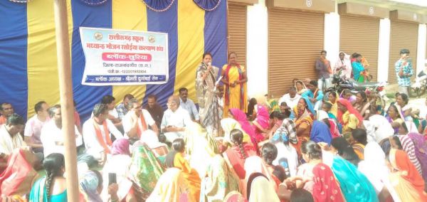 हड़ताली रसोईये संघ को जिपं अध्यक्ष साहू का समर्थन