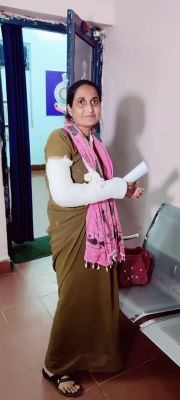 महिला कैदी ने प्रहरी का हाथ तोड़ा