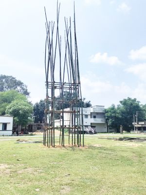 रावण दहन पर राजनीति का छाया