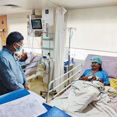  लोक कलाकार थिरमन दास अस्वस्थ, डॉ. महंत ने जाना हाल