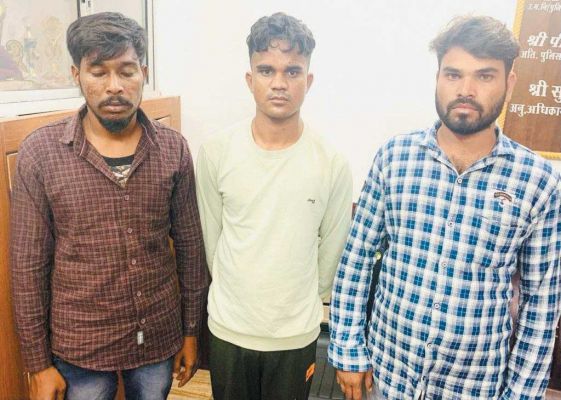 हत्या की कोशिश, तीन जेल दाखिल