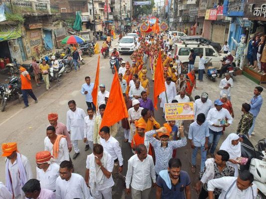 प्रदेशव्यापी व्यसन मुक्ति यात्रा में नांदगांव के लोग भी हुए शामिल