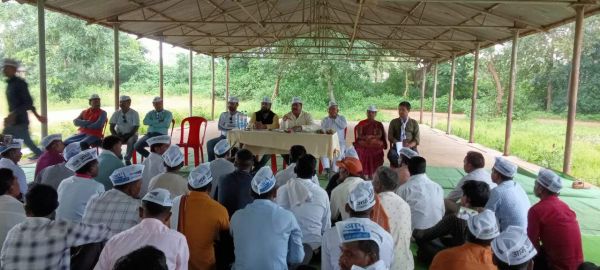 आप की विधानसभा स्तरीय बैठक, केंद्रीय पर्यवेक्षक भी हुए शामिल