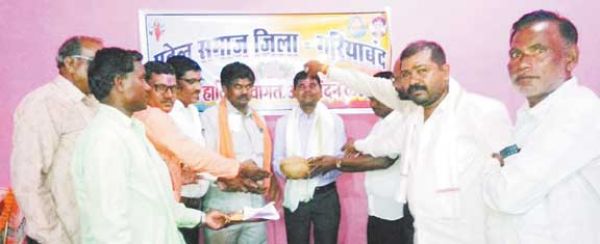 पटेल समाज की बैठक  में कई मुद्दों पर चर्चा