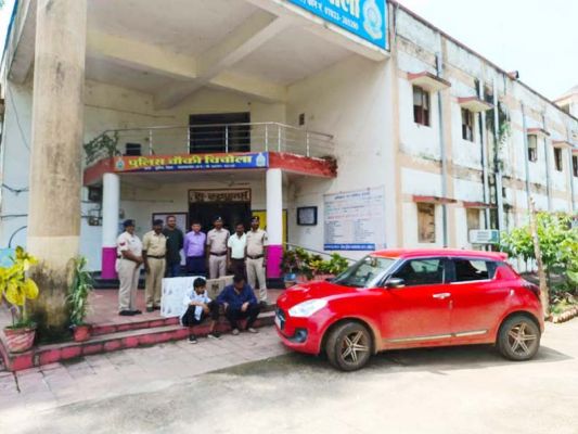 9 पेटी अवैध शराब के साथ सपड़ाए दो तस्कर