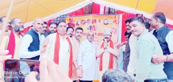 साहू समाज ने किया साव का भव्य स्वागत