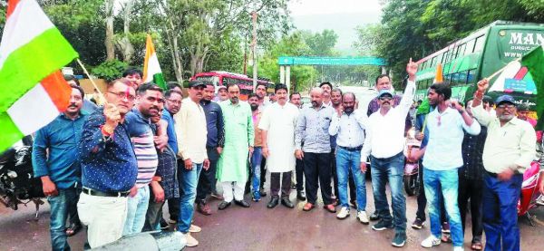 ऑल इंडिया एनएमडीसी वर्कर्स फेडरेशन के महामंत्री जामा के किरंदुल आगमन पर स्वागत
